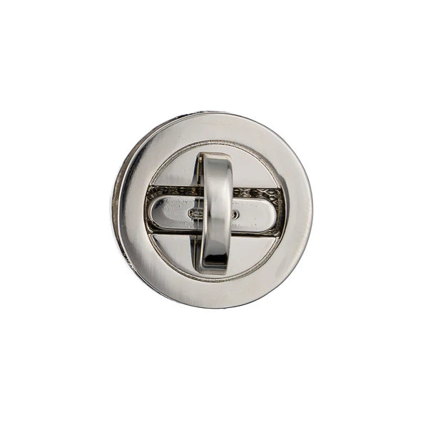 28mm Senatori Circle Turn Button - Nickel
