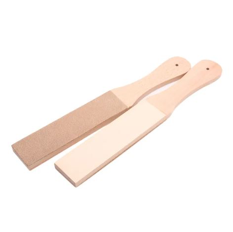 PU Leather Paddle Honing Strop Kit with Handle PU Leather