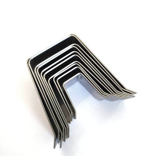10 Piece Belt Strap End Blades U- Shape