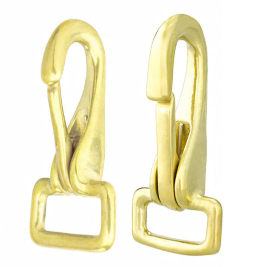 Halter Snap Hooks - Solid Brass