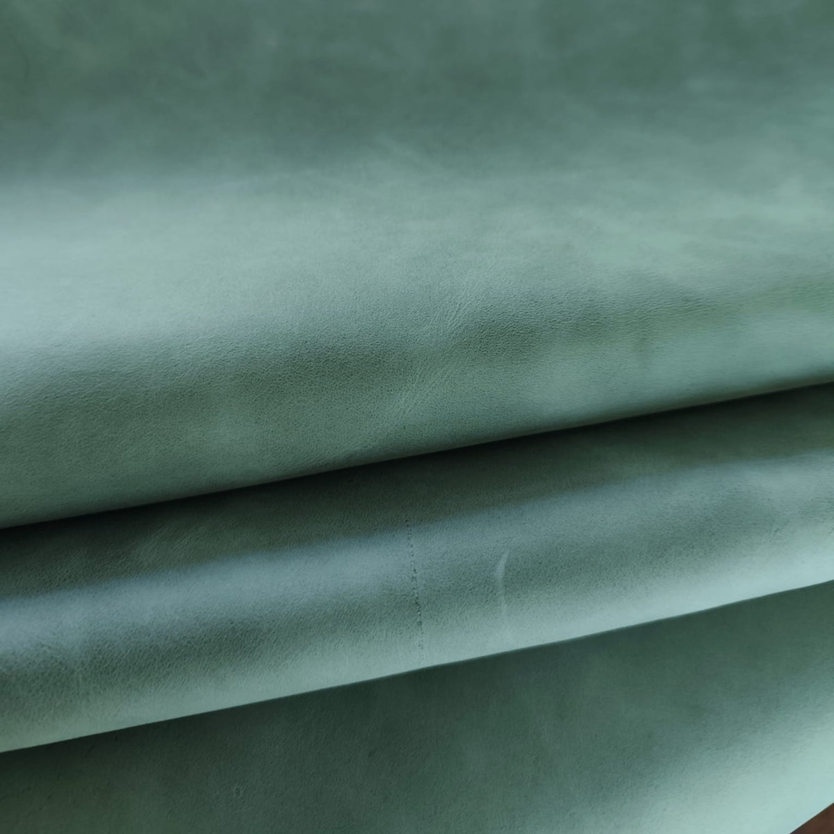 Cosmo Leather Sides - Sage Green