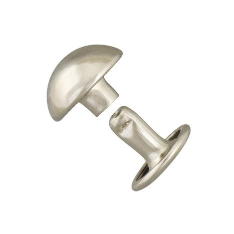 Double Cap Dome Rivets - Pack of 50 (Various Colours & Sizes)