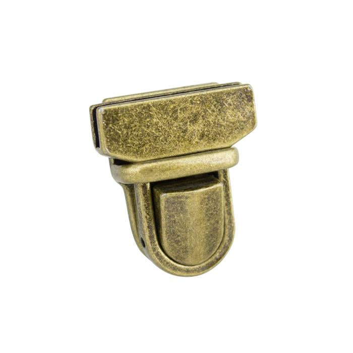 29mm Tuck Lock Clasp - Antique Brass