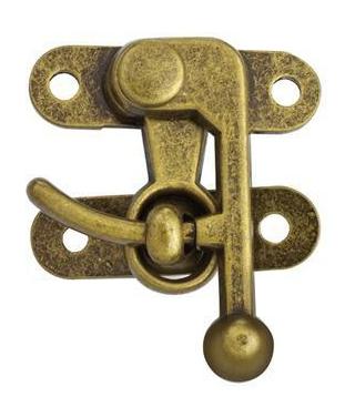 Swing Bag Clasp - Large, Antique Brass (Ivan)