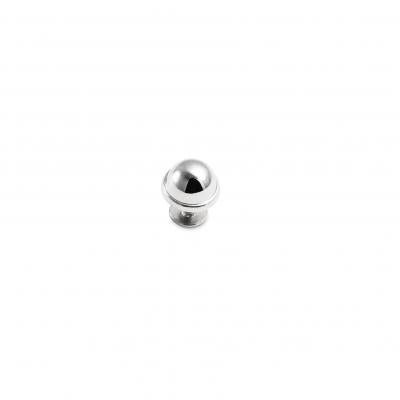 11mm Senatori Circle Stud with Screw – Nickel (Pack of 4)