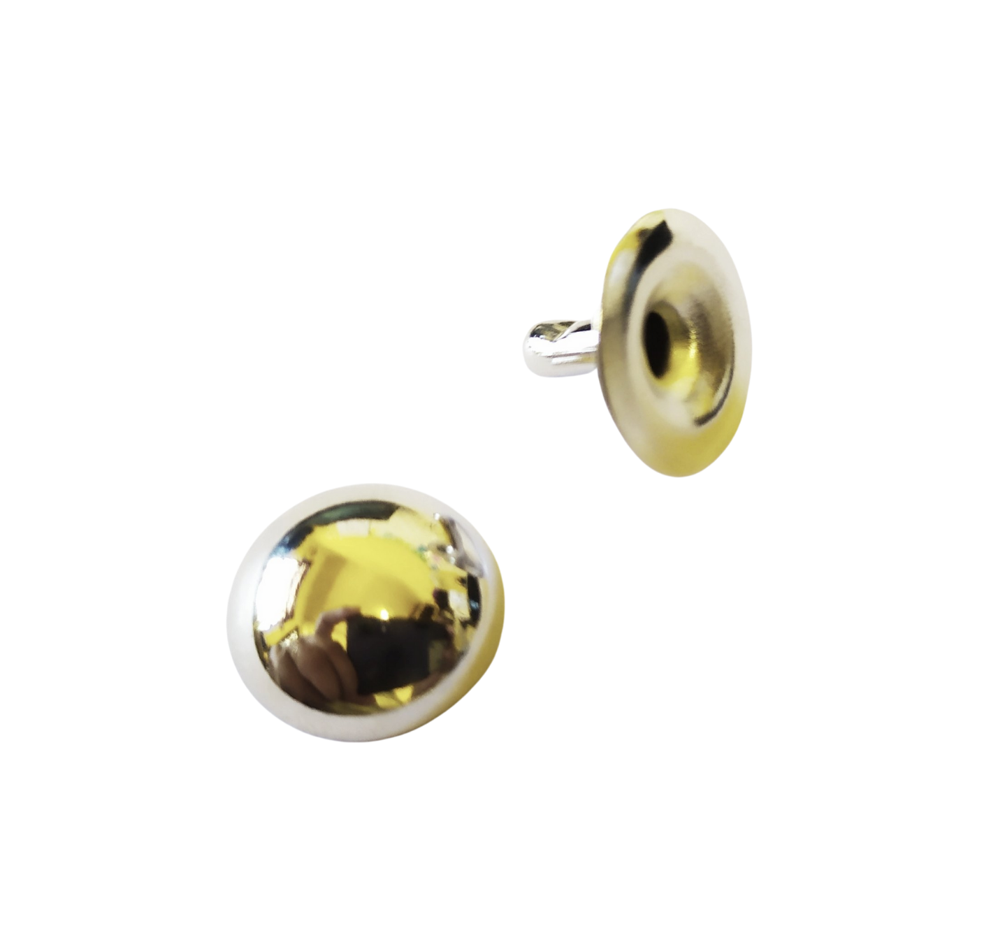 12mm Dome Rivets - Nickel (50)
