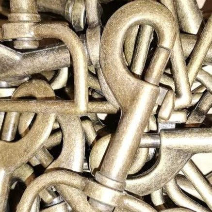 38mm Trigger Hook - Antique Brass