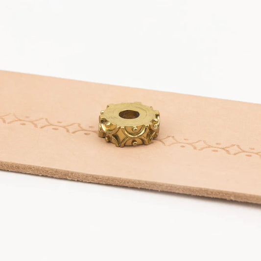 Leather Embossing Wheel, Diamond Dot