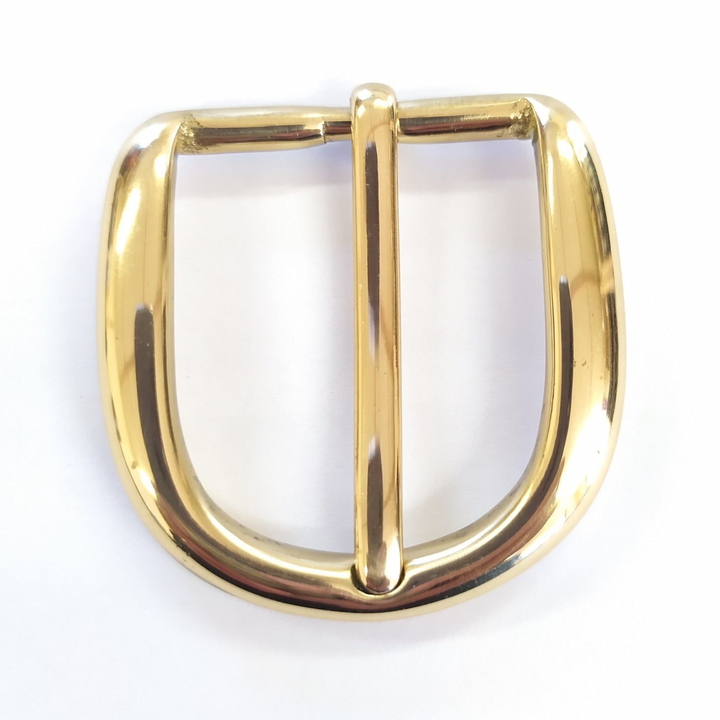 25mm Heel Bar Buckle - Solid Brass