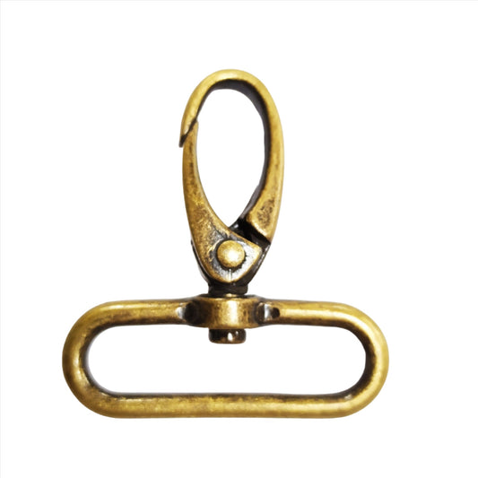 38mm Snap Hook - Antique Brass