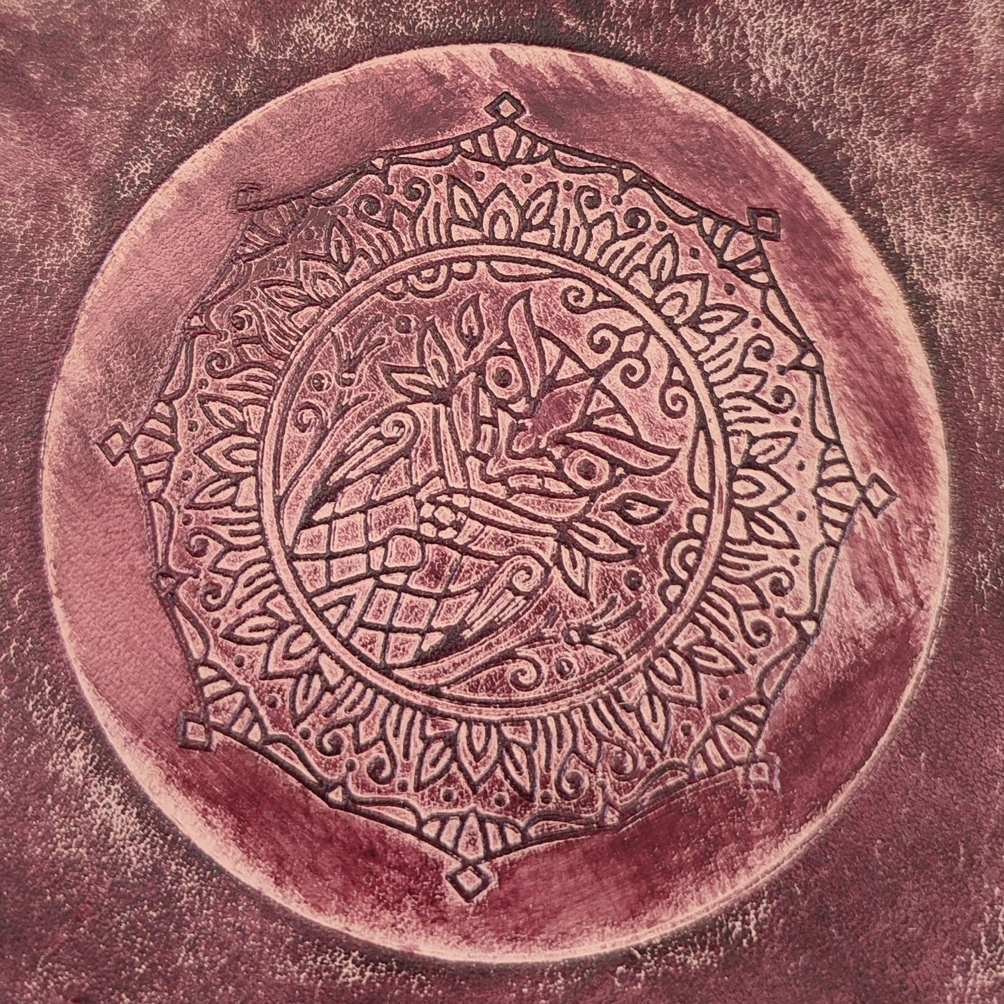 Embossing Block - Mandala Owl - 80 mm