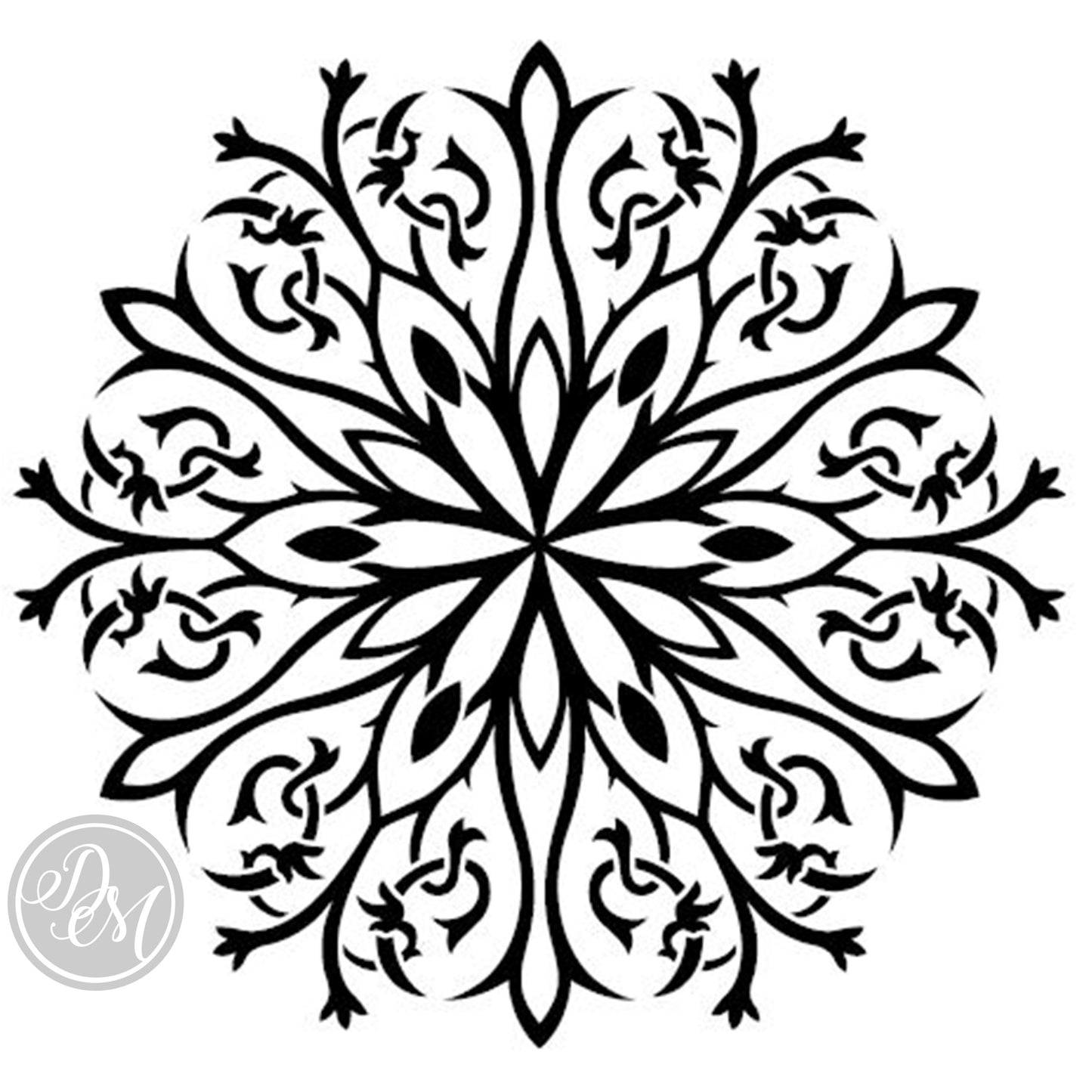 Embossing Block - 445 Mandala (Flower)