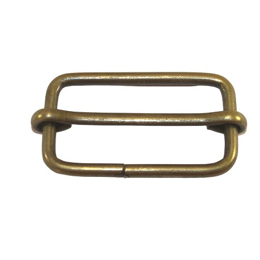 38mm Buckle Slider - Antique Brass