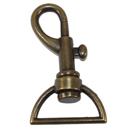 Trigger Hook - Antique Brass 25mm