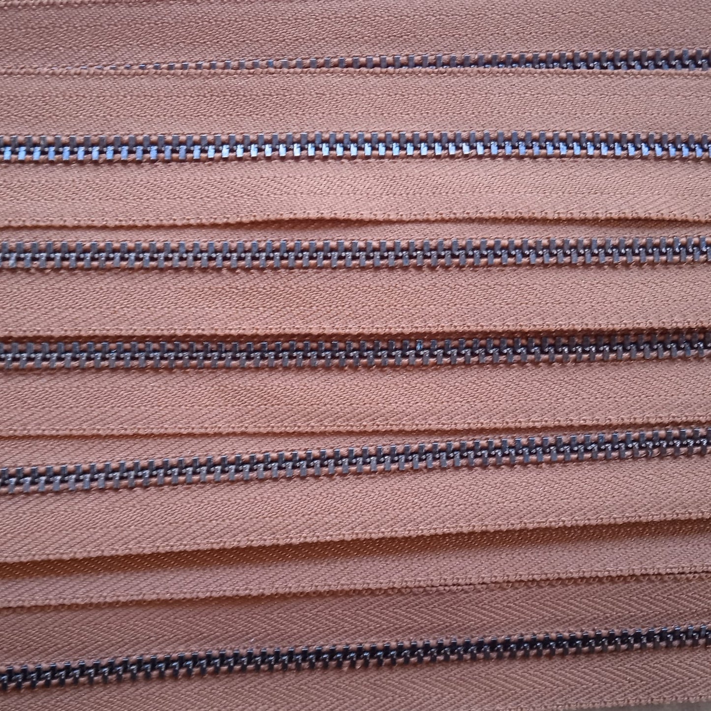 YKK Antique Brass Zip Chain - (Various Sizes & Colours)