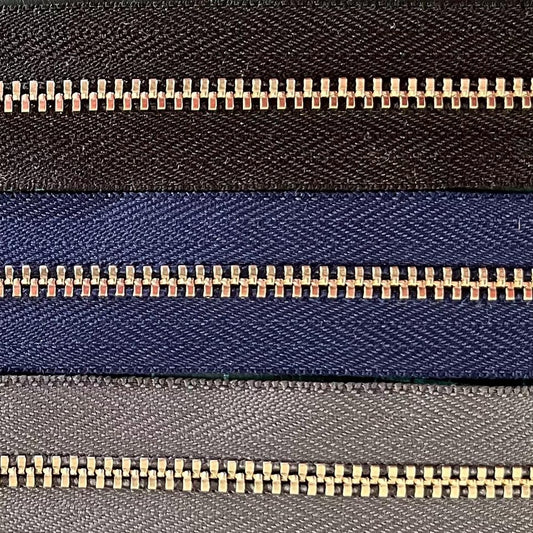 YKK Nickel Zip Chain - (Various Sizes & Colours)