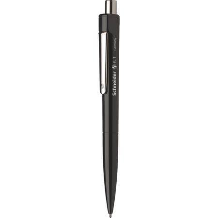 Silver Leather Pen -Schneider