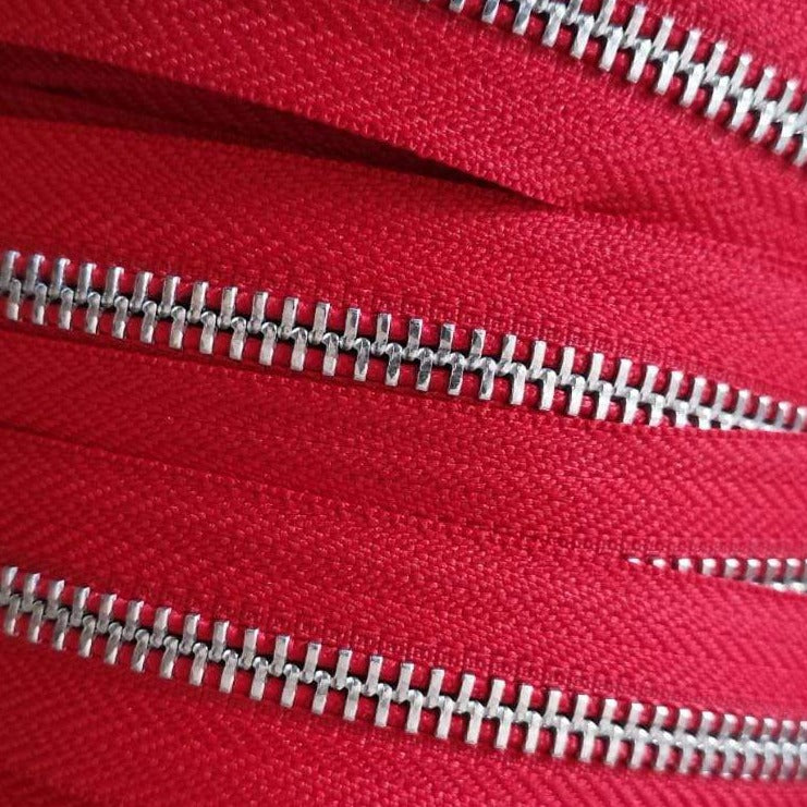 YKK Aluminium Zip Chain - (Various Sizes & Colours)