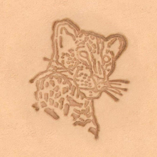 Leopard Head 2D Stamp