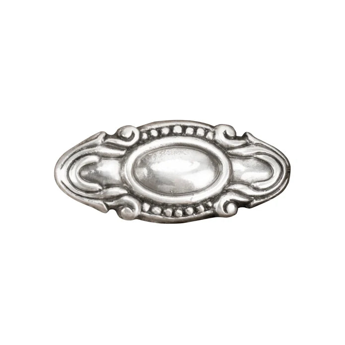 Oval Shield Decorative Rivet Back Concho, AS