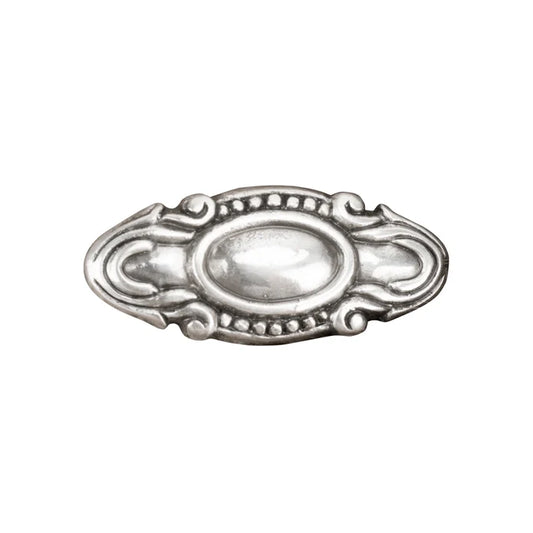 Oval Shield Decorative Rivet Back Concho, AS