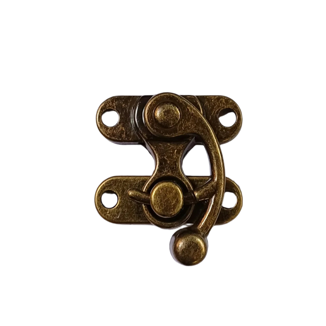 Swing Bag Clasp - Medium, Antique Brass