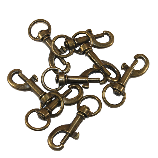 Trigger Hook - Antique Brass 10mm