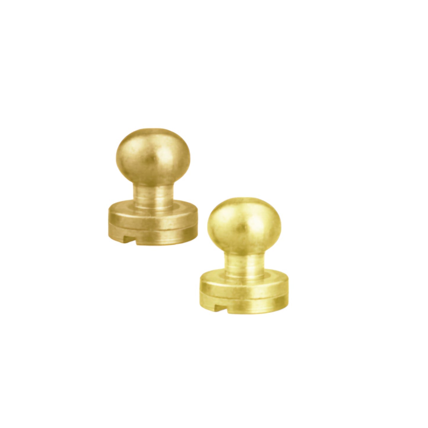 Button Studs - Solid Brass