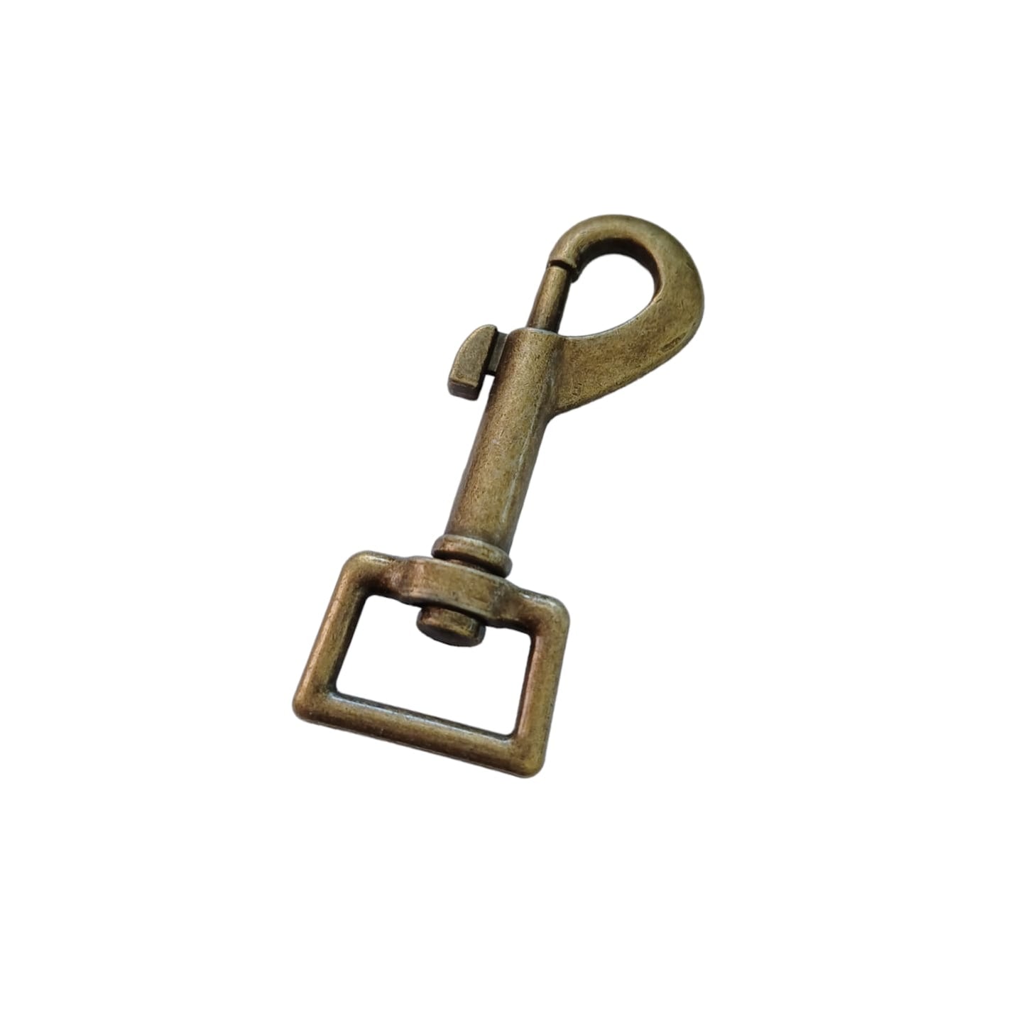 20mm Trigger Hook Square - Antique Brass