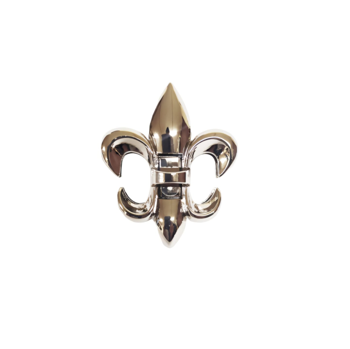 Fleur de Lis Senatori Turn button - Nickel