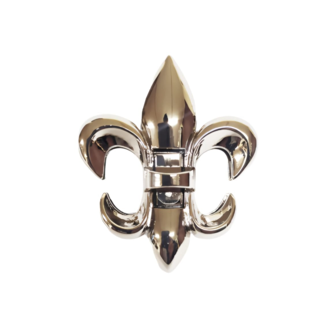 Fleur de Lis Senatori Turn button - Nickel