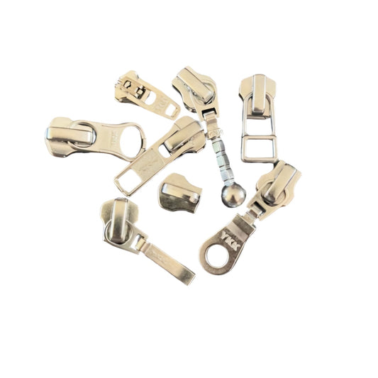 YKK Nickel Slider (Various Sizes & Styles)