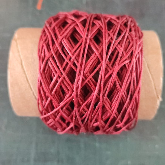 Ruby Serabraid thread -  1mm waxed thread