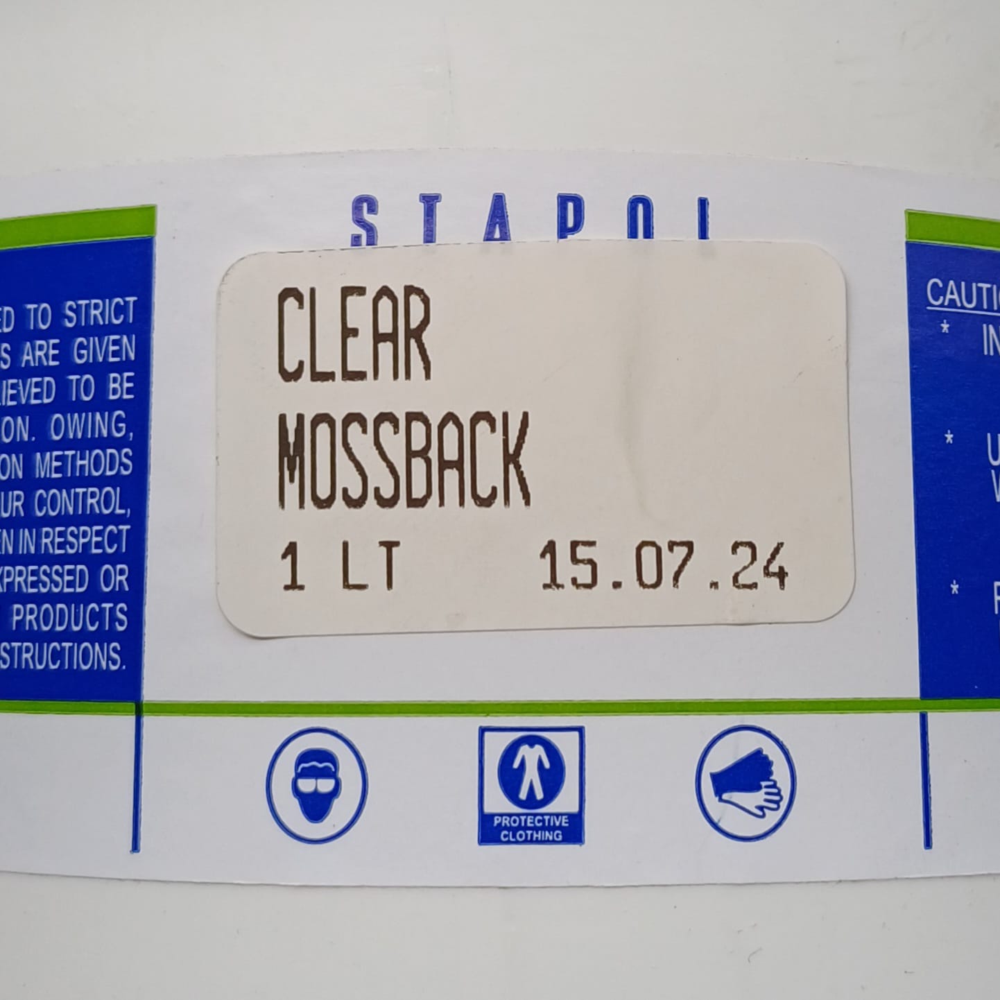 Stapol Clear Mossback - 1L