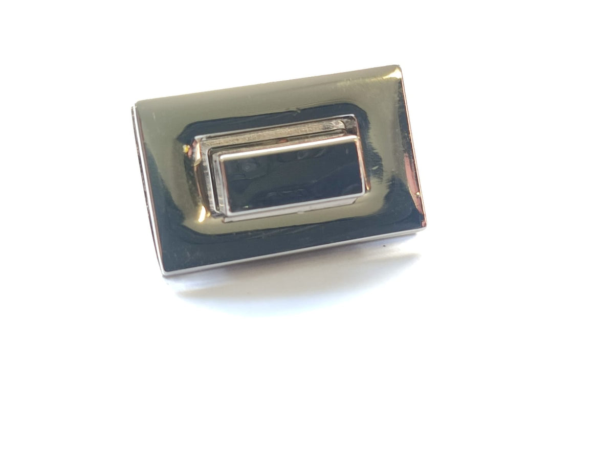 Rectangular Turn Button - Nickel