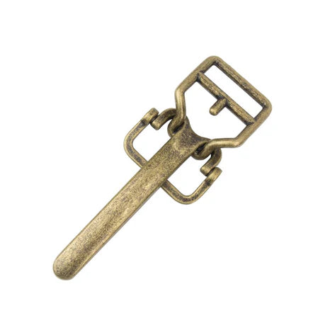 25mm Cinch Clasp - Antique Brass