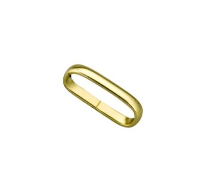 25mm Strap Loop - Solid Brass