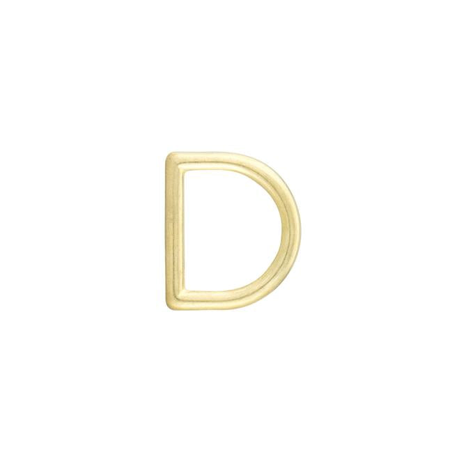 20mm D Ring - Solid Brass
