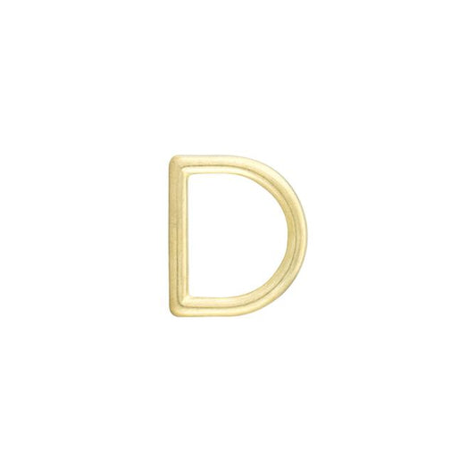 20mm D Ring - Solid Brass