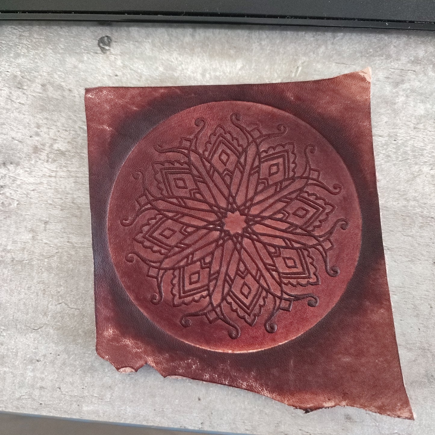 Embossing Block  -  240 Mandala (Flower)