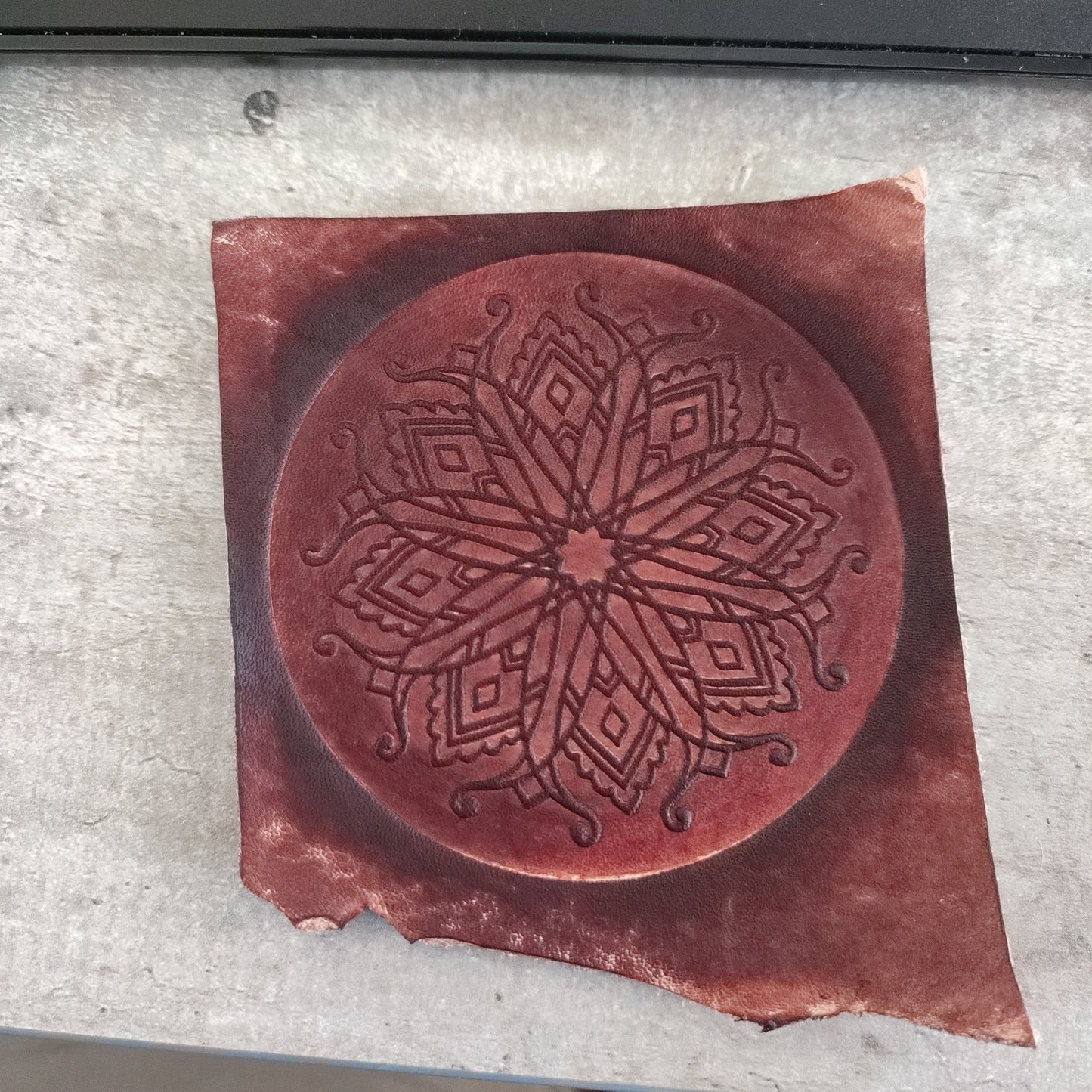 Embossing Block  -  240 Mandala (Flower)