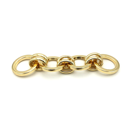 3mm Senatori Galvanized Chain - Solid Brass