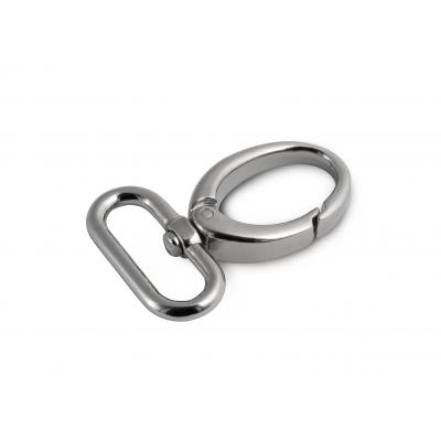 30mm Senatori Oval Snap Hook - Nickel