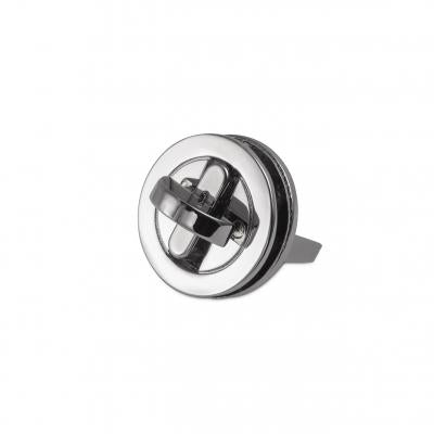28mm Senatori Circle Turn Button - Nickel