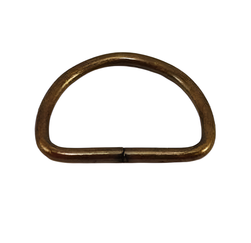 10mm/16mm D Ring - Antique Brass (Pack of 10)