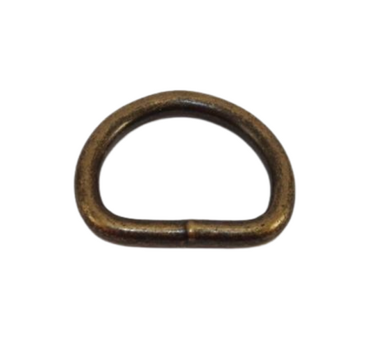 19mm D Ring Welded (Heavy Duty) - Antique Brass (Pack of 10)