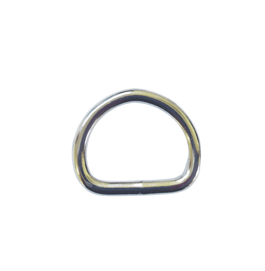 19mm D Ring Welded (Heavy Duty) - Nickel (Pack of 10)