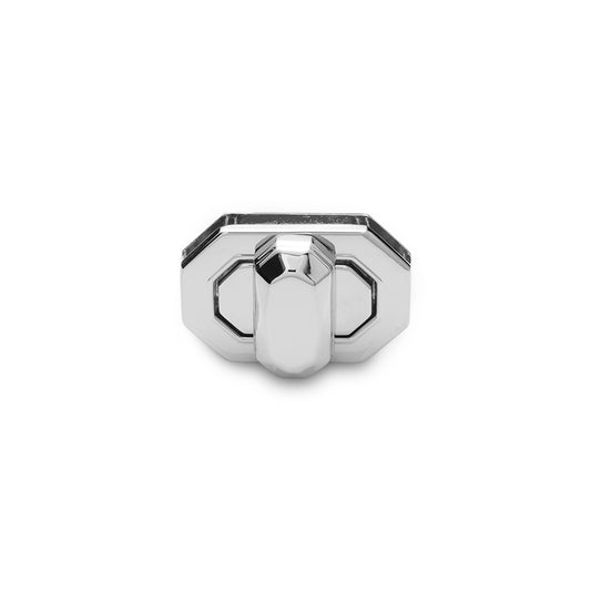 Octagon Senatori Turn Button - Nickel