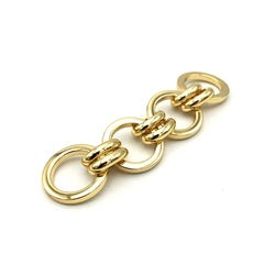 3mm Senatori Galvanized Chain - Solid Brass