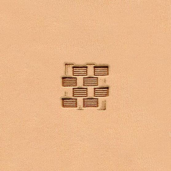 K146 Basketweave Stamp